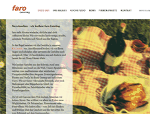 Tablet Screenshot of faro-catering.ch